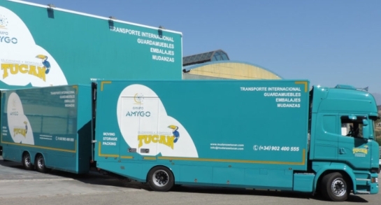 Malaga's removal truck